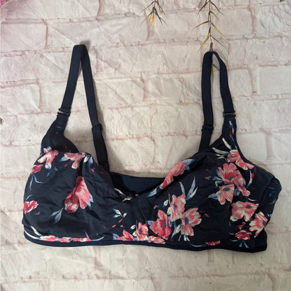 Soma embraceable reversible Floral Print Women's Bralette - Picture 2 of 5